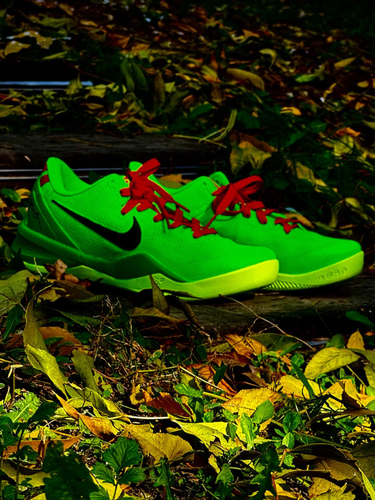 我的曼巴记忆|我的第一双定制球鞋Kobe8“Grinch”🐍